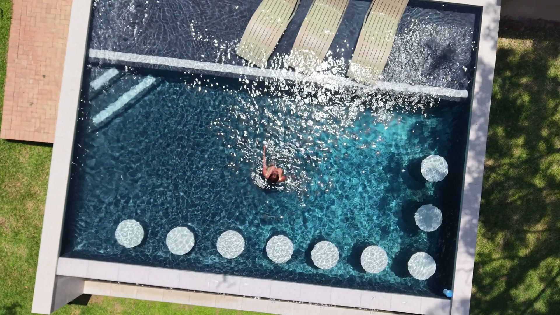 Aerial view of Mologa River Lodge